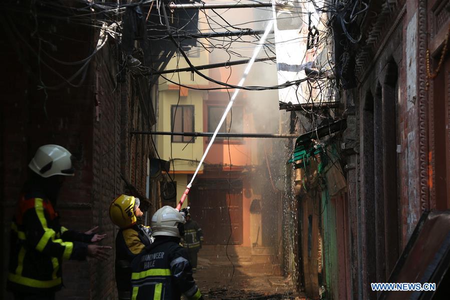 NEPAL-KATHMANDU-FIRE ACCIDENT