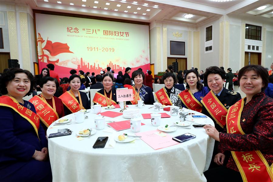 CHINA-BEIJING-WOMEN'S DAY-RECEPTION (CN)