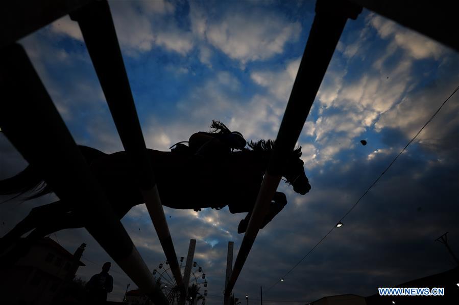 MIDEAST-GAZA-EQUESTRIANISM