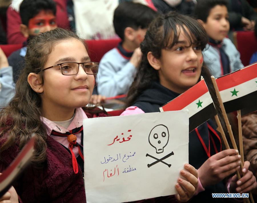SYRIA-DAMASCUS-CONFLICT LEFTOVERS-AWARENESS SESSION
