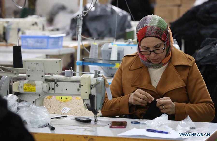 MIDEAST-WEST BANK-QALQILYA-CLOTHING FACTORY