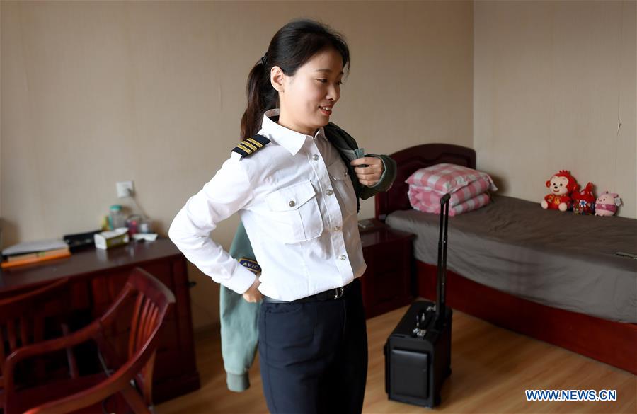 CHINA-FEMALE TEST PILOT