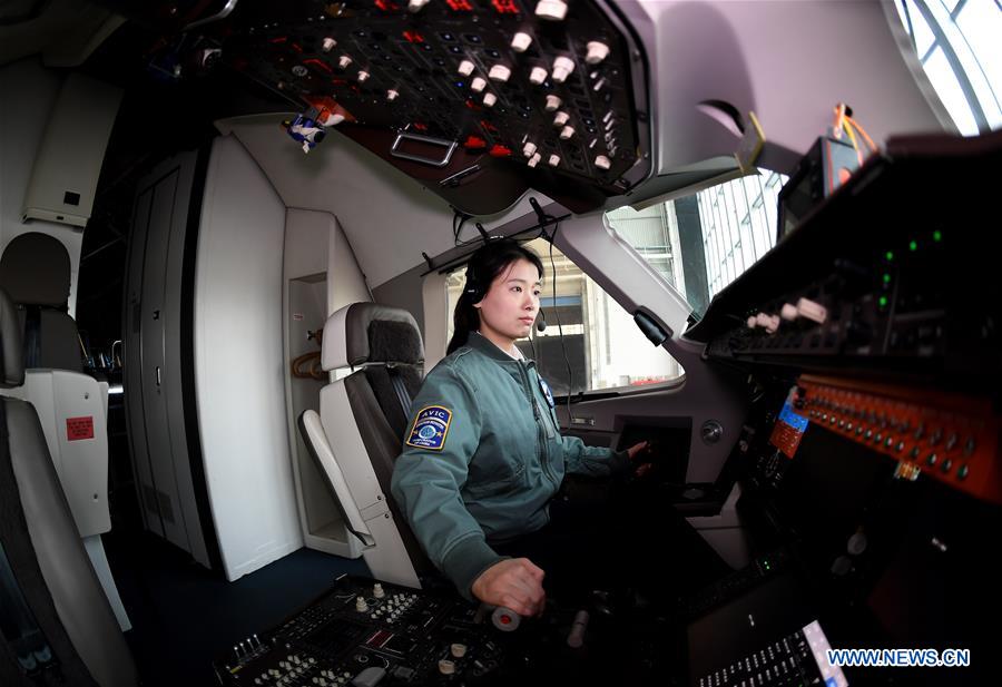 CHINA-FEMALE TEST PILOT