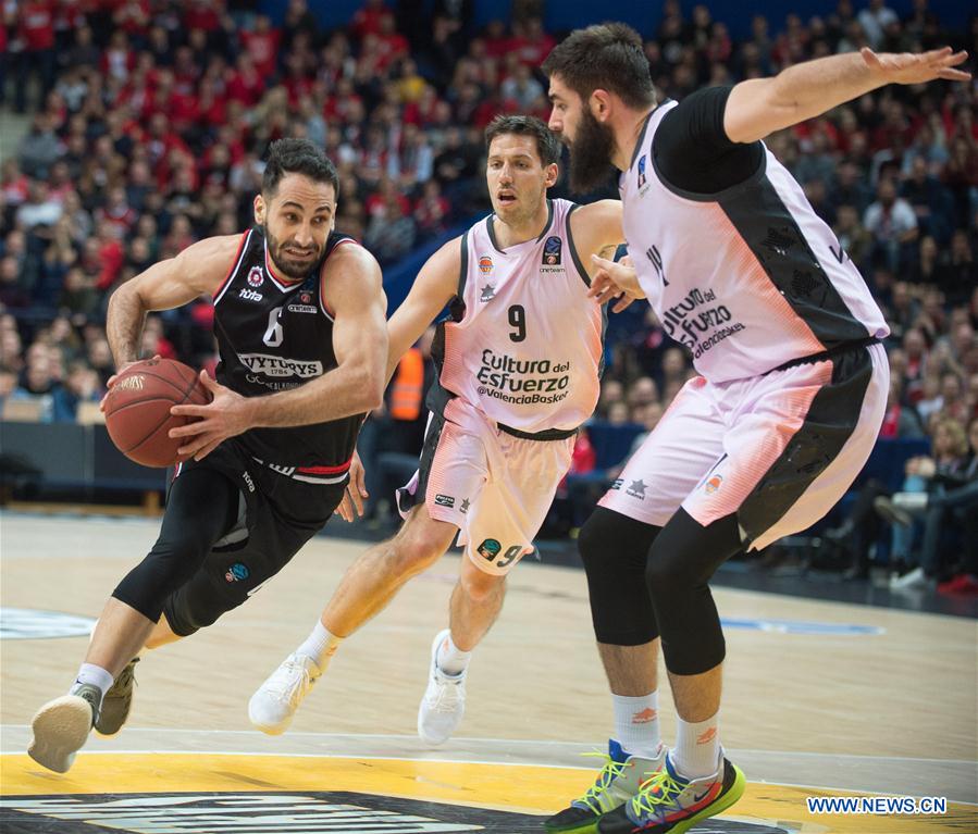 (SP)LITHUANIA-VILNIUS-BASKETBALL-7DAYS EUROCUP-RYTAS VILNIUS VS VALENCIA BASKET