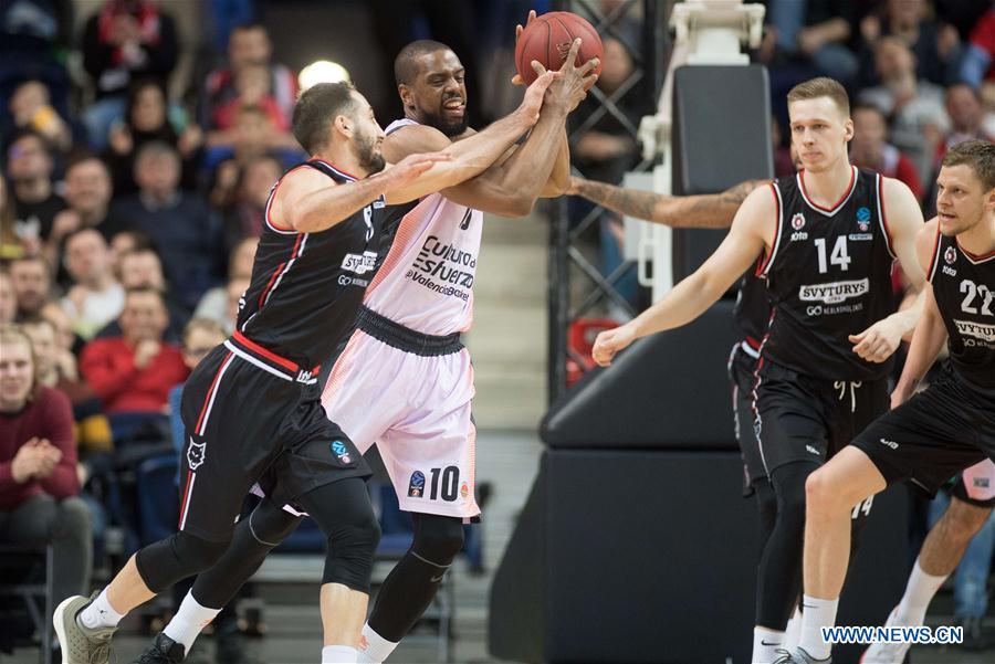 (SP)LITHUANIA-VILNIUS-BASKETBALL-7DAYS EUROCUP-RYTAS VILNIUS VS VALENCIA BASKET