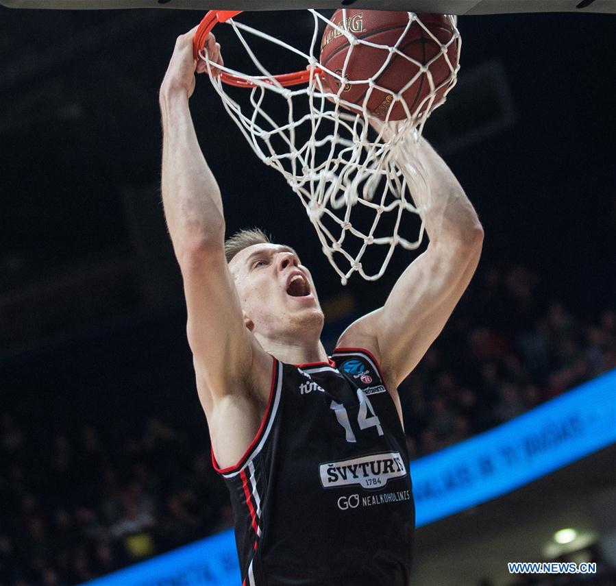 (SP)LITHUANIA-VILNIUS-BASKETBALL-7DAYS EUROCUP-RYTAS VILNIUS VS VALENCIA BASKET