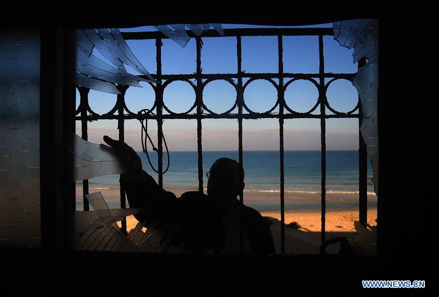 MIDEAST-GAZA-AIRSTRIKE