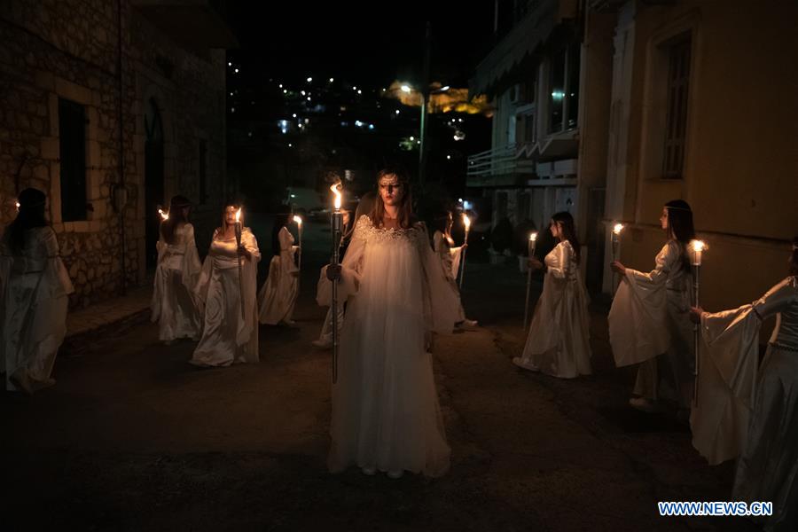 GREECE-AMFISSA-GHOST OF HARMENA