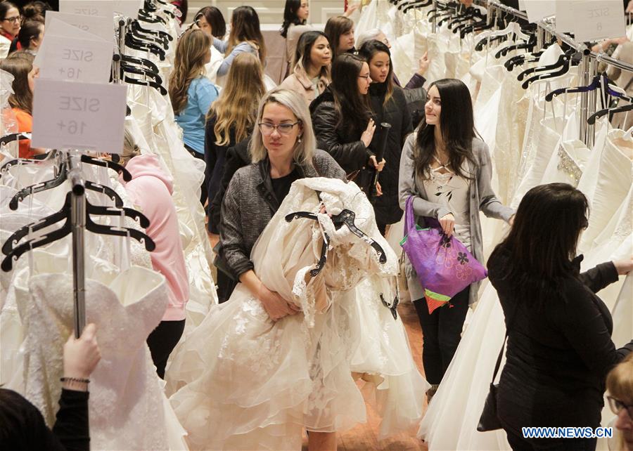 CANADA-VANCOUVER-WEDDING DRESS-RECYCLING EVENT