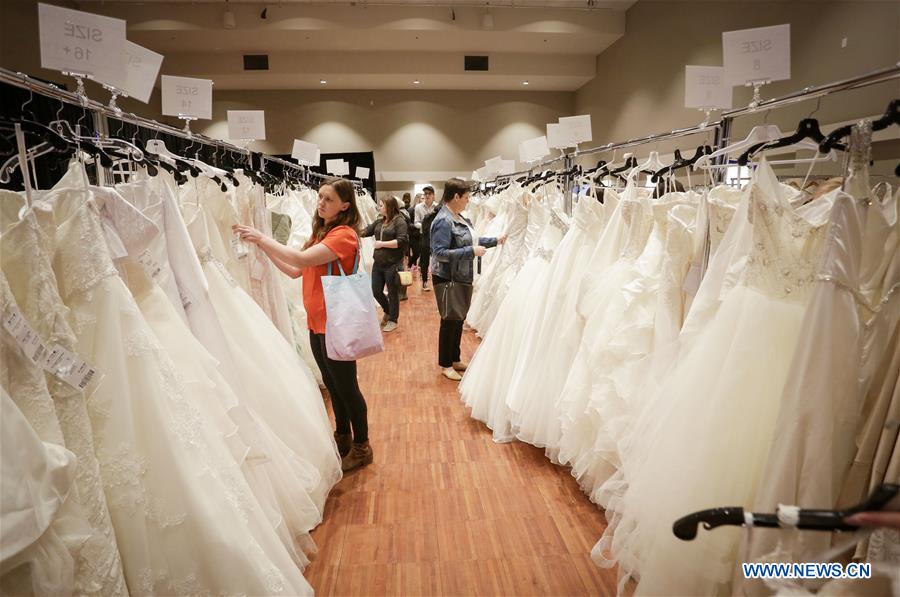 CANADA-VANCOUVER-WEDDING DRESS-RECYCLING EVENT