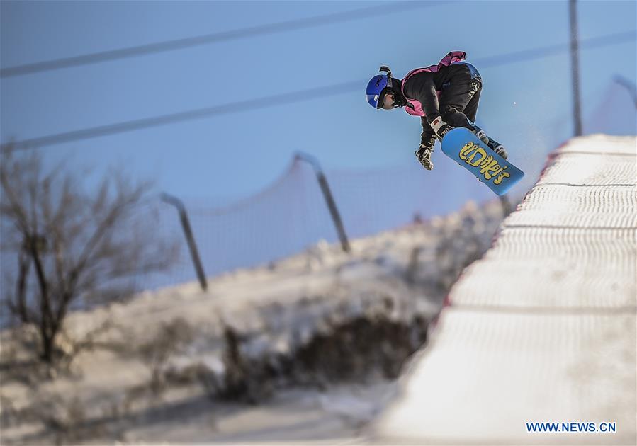 (SP)CHINA-SHENYANG-SNOWBOARD HALFPIPE-YOUNG ATHLETES