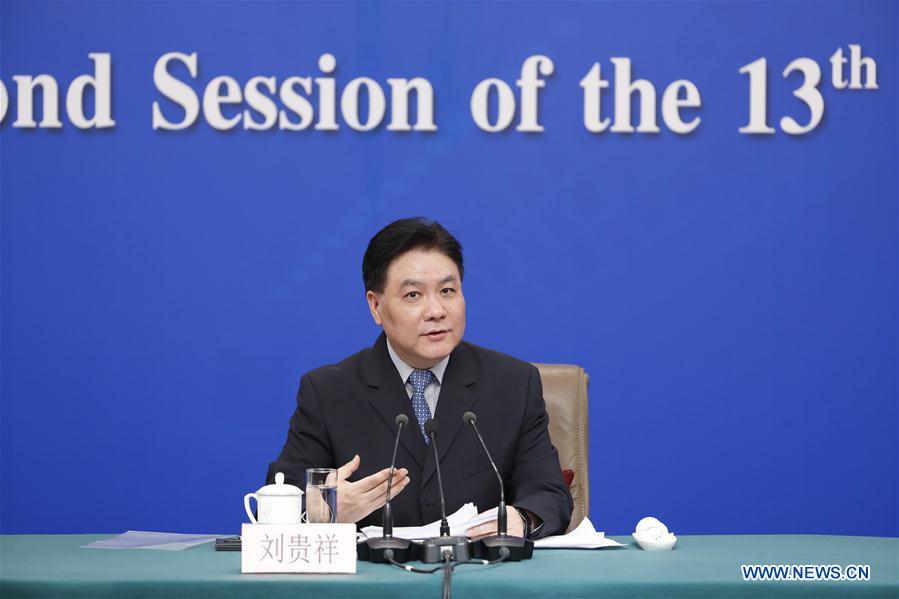 (TWO SESSIONS)CHINA-BEIJING-NPC-PRESS CONFERENCE (CN)