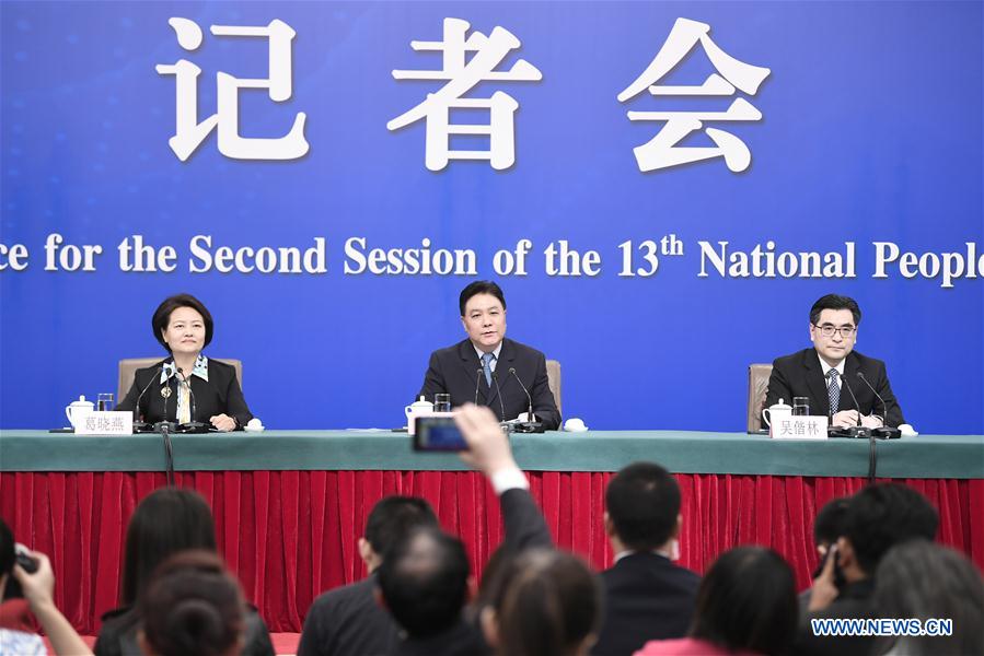 (TWO SESSIONS)CHINA-BEIJING-NPC-PRESS CONFERENCE (CN)