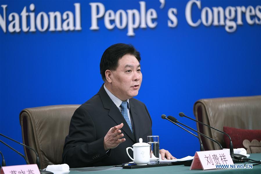 (TWO SESSIONS)CHINA-BEIJING-NPC-PRESS CONFERENCE (CN)