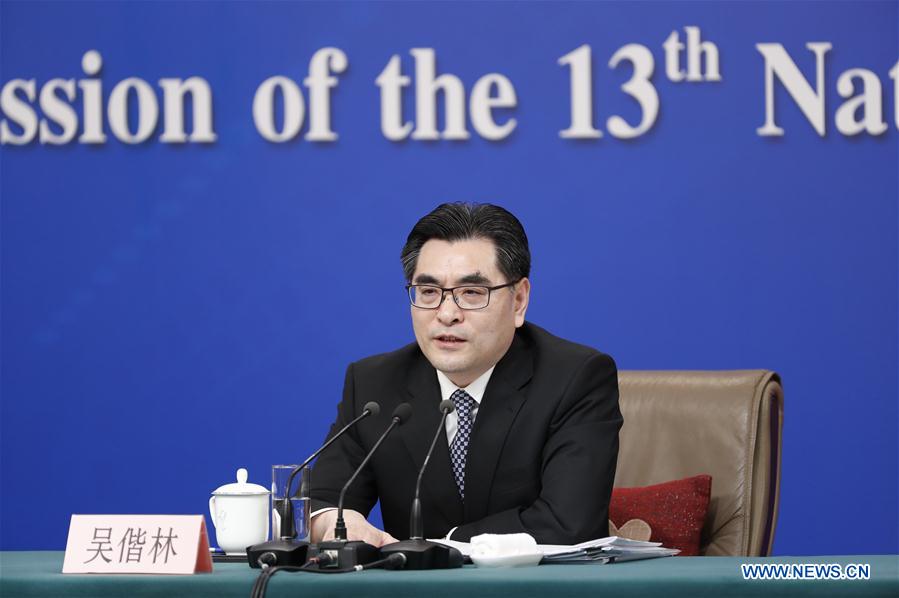 (TWO SESSIONS)CHINA-BEIJING-NPC-PRESS CONFERENCE (CN)