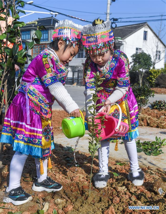CHINA-ZHEJIANG-ARBOR DAY-CHILDREN (CN)
