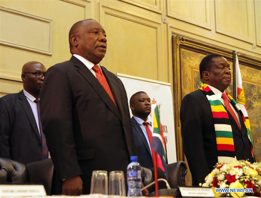 ZIMBABWE-HARARE-SOUTH AFRICA-PRESIDENT-FINANCIAL TALKS