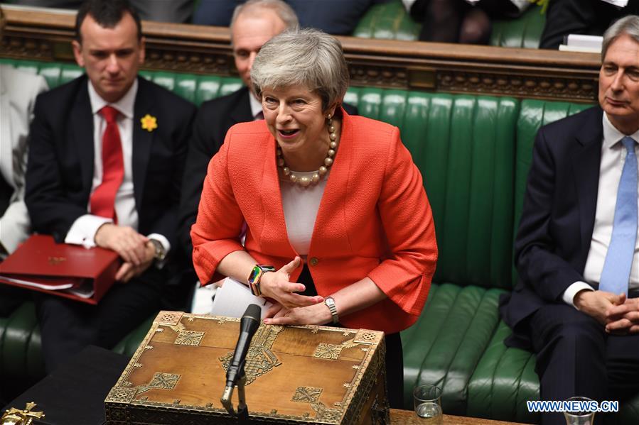 BRITAIN-LONDON-THERESA MAY-BREXIT