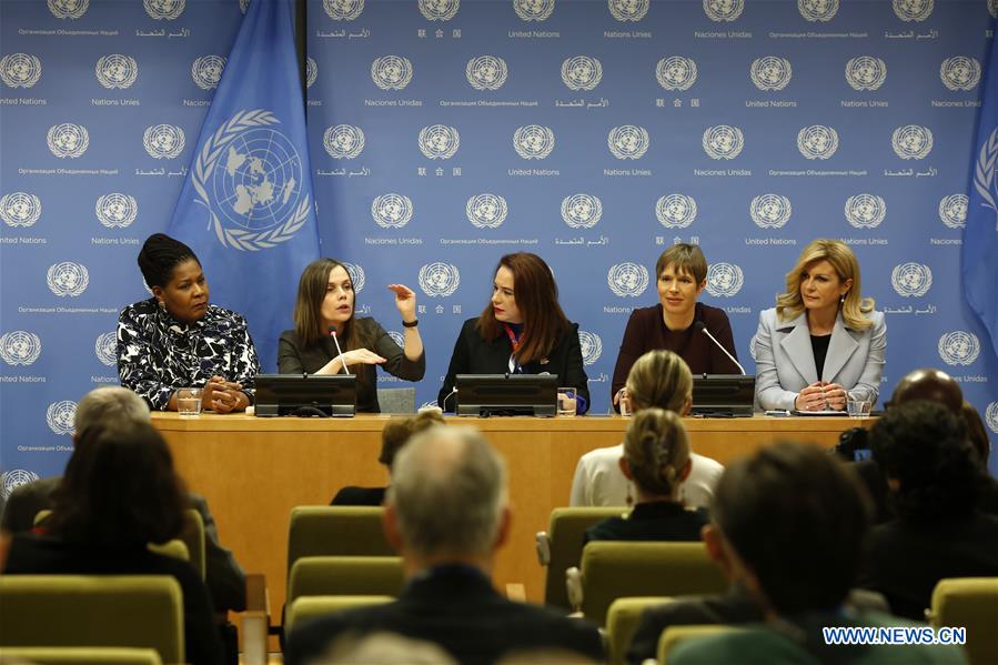 UN-GENERAL ASSEMBLY-HIGH-LEVEL EVENT-WOMEN IN POWER-PRESS BRIEFING