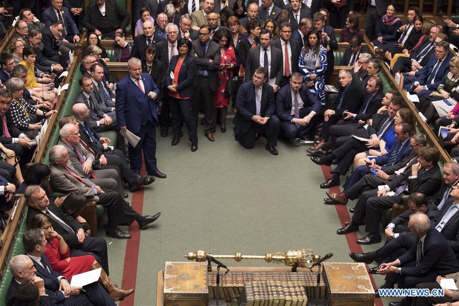 BRITAIN-LONDON-BREXIT DEAL-REJECTION