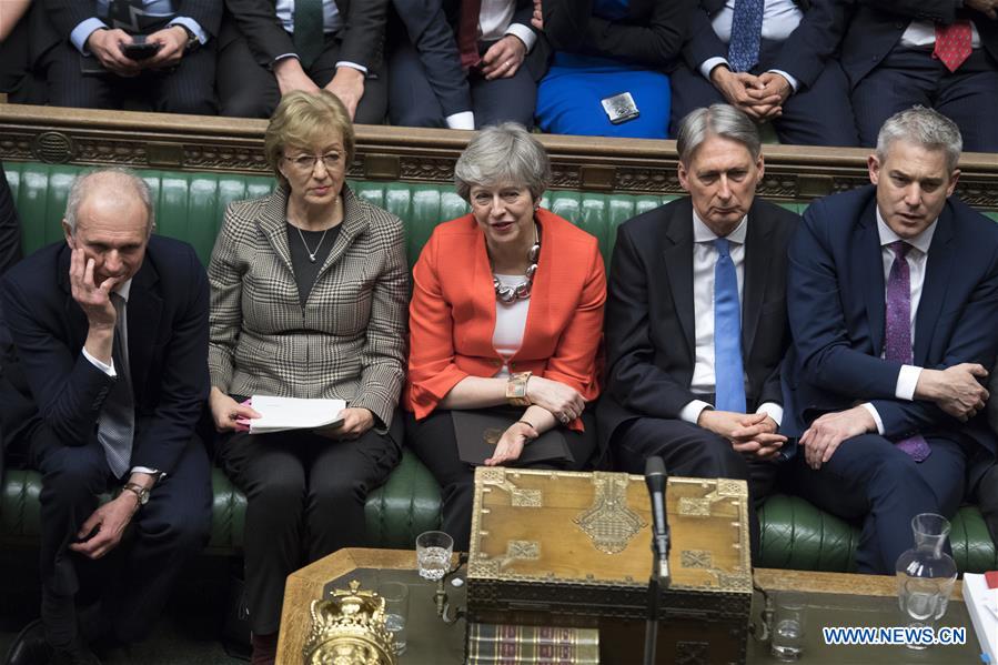 BRITAIN-LONDON-BREXIT DEAL-REJECTION