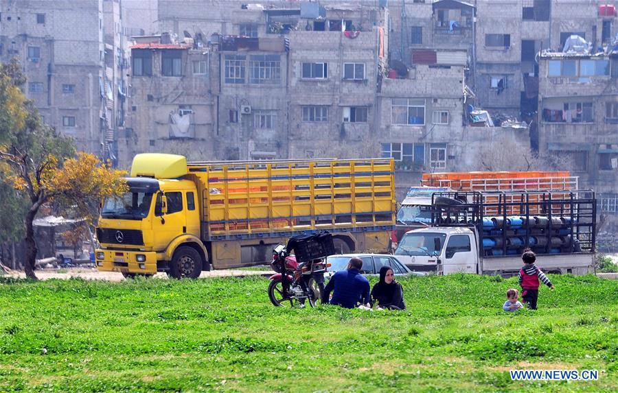 SYRIA-DAMASCUS-SPRING-EASTERN GHOUTA