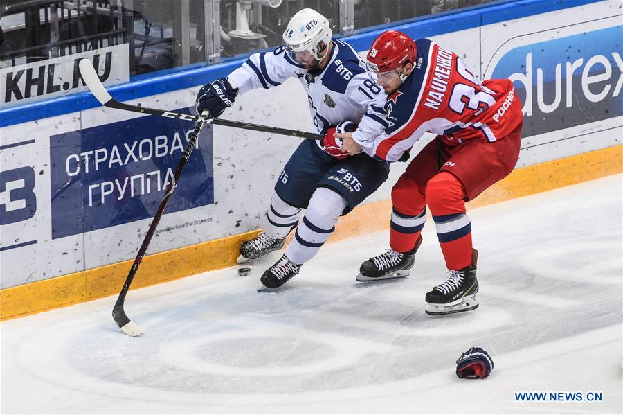(SP)RUSSIA-MOSCOW-ICE HOCKEY-KHL-DYNAMO MOSCOW VS CSKA MOSCOW