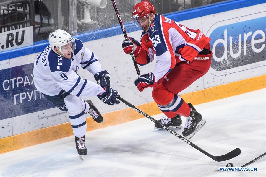 (SP)RUSSIA-MOSCOW-ICE HOCKEY-KHL-DYNAMO MOSCOW VS CSKA MOSCOW