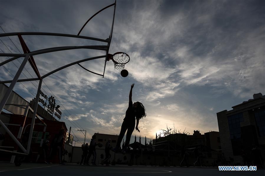 (SP)MIDEAST-GAZA-BASKETBALL-BASKETBALL ACADEMY