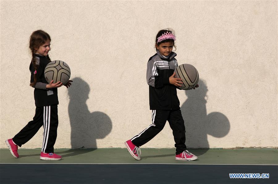 (SP)MIDEAST-GAZA-BASKETBALL-BASKETBALL ACADEMY