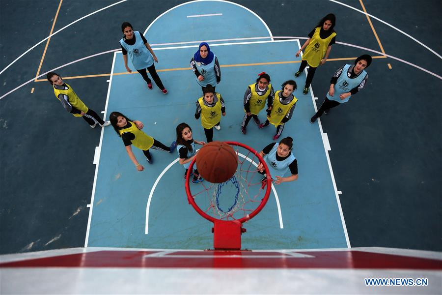 (SP)MIDEAST-GAZA-BASKETBALL-BASKETBALL ACADEMY