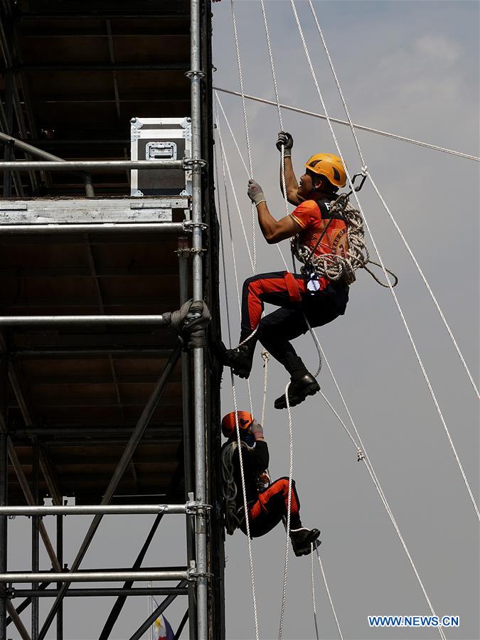 PHILIPPINES-MANILA-ANNUAL FIRE OLYMPICS