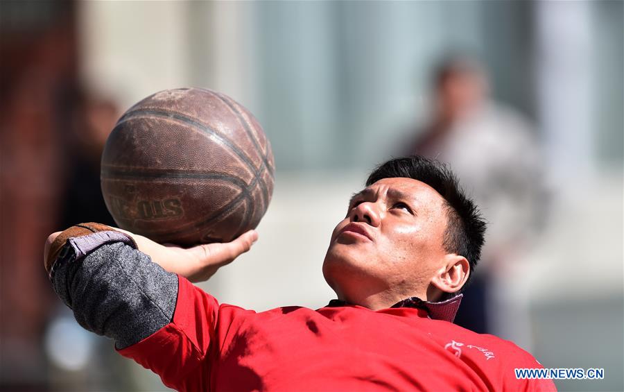 (InTibet) CHINA-TIBET-WHEELCHAIR BASKETBALL TEAM (CN)