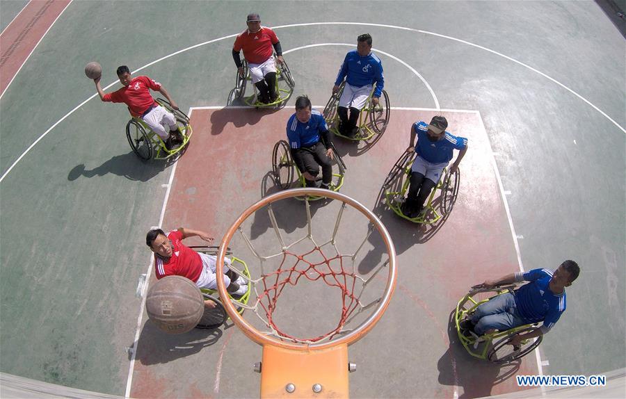 (InTibet) CHINA-TIBET-WHEELCHAIR BASKETBALL TEAM (CN)