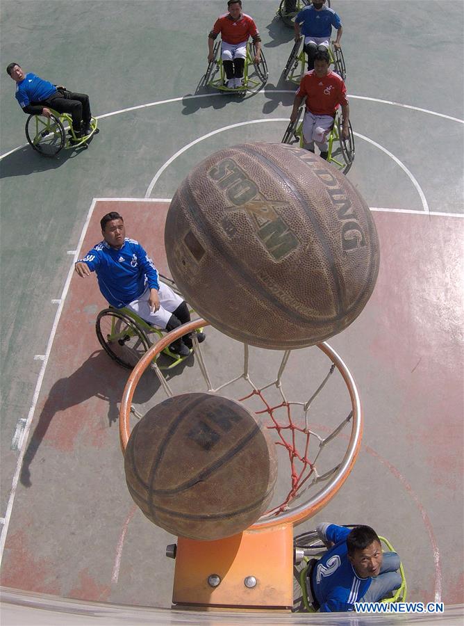 (InTibet) CHINA-TIBET-WHEELCHAIR BASKETBALL TEAM (CN)