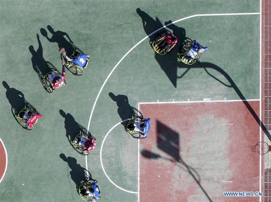 (InTibet) CHINA-TIBET-WHEELCHAIR BASKETBALL TEAM (CN)