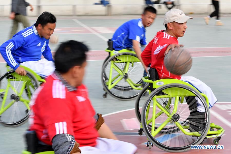 (InTibet) CHINA-TIBET-WHEELCHAIR BASKETBALL TEAM (CN)