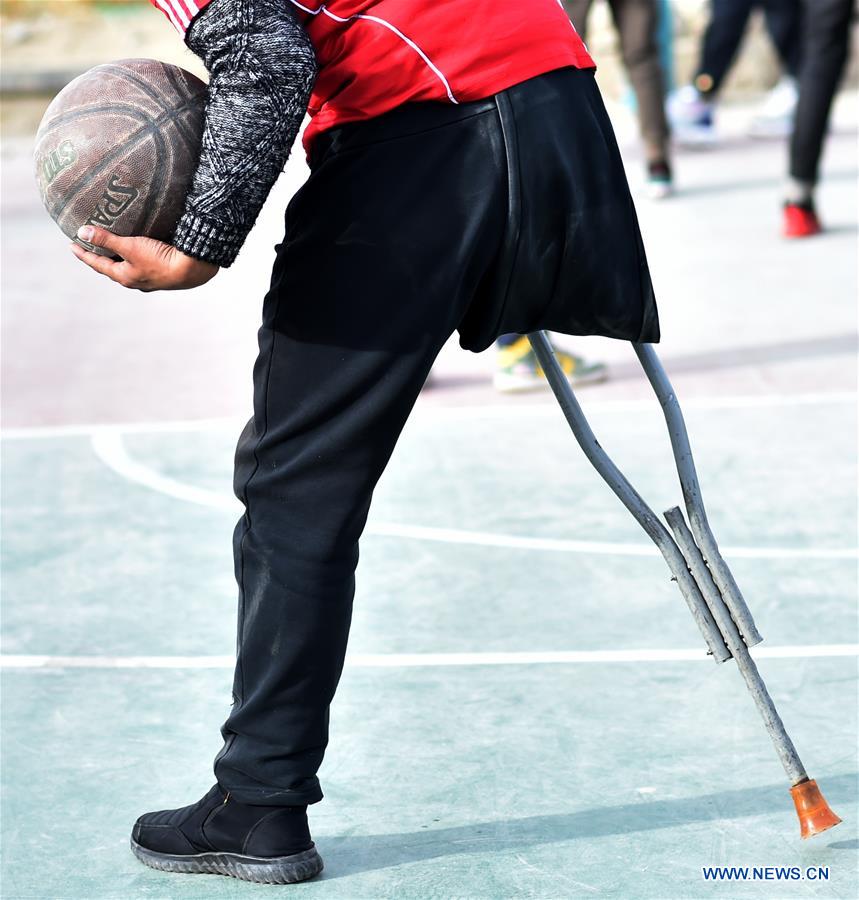 (InTibet) CHINA-TIBET-WHEELCHAIR BASKETBALL TEAM (CN)