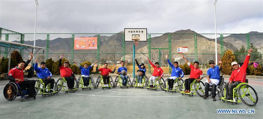 (InTibet) CHINA-TIBET-WHEELCHAIR BASKETBALL TEAM (CN)
