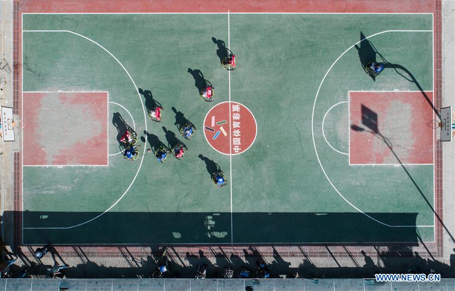 (InTibet) CHINA-TIBET-WHEELCHAIR BASKETBALL TEAM (CN)