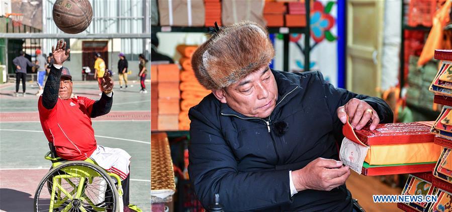 (InTibet) CHINA-TIBET-WHEELCHAIR BASKETBALL TEAM (CN)