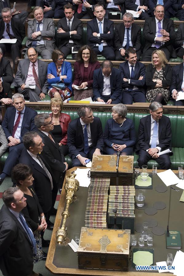 BRITAIN-LONDON-ARTICLE 50-EXTENSION-VOTE