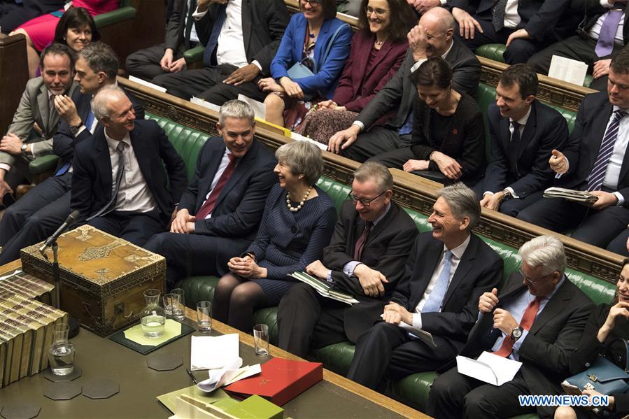 BRITAIN-LONDON-ARTICLE 50-EXTENSION-VOTE