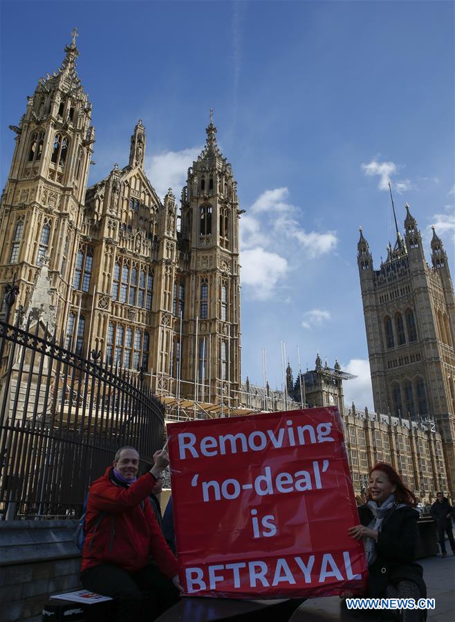 BRITAIN-LONDON-ARTICLE 50-EXTENSION-VOTE 