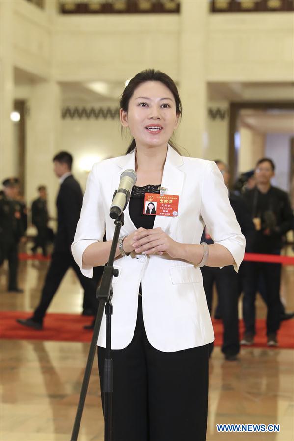 (TWO SESSIONS)CHINA-BEIJING-NPC-DEPUTIES-INTERVIEW (CN)
