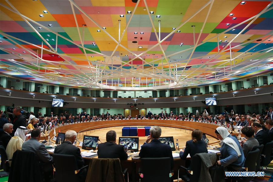 BELGIUM-BRUSSELS-EU-SYRIA-CONFERENCE