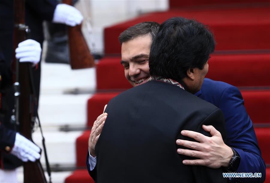 GREECE-ATHENS-BOLIVIA-PRESIDENT-VISIT
