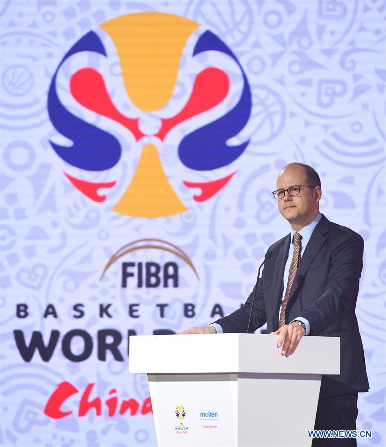 (SP)CHINA-SHENZHEN-BASKETBALL-FIBA 2019 WORLD CUP-OFFICIAL BALL
