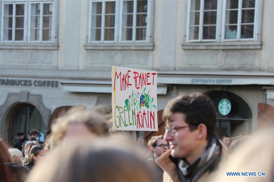 CZECH REPUBLIC-PRAGUE-STUDENTS-CLIMATE CHANGE-PROTEST