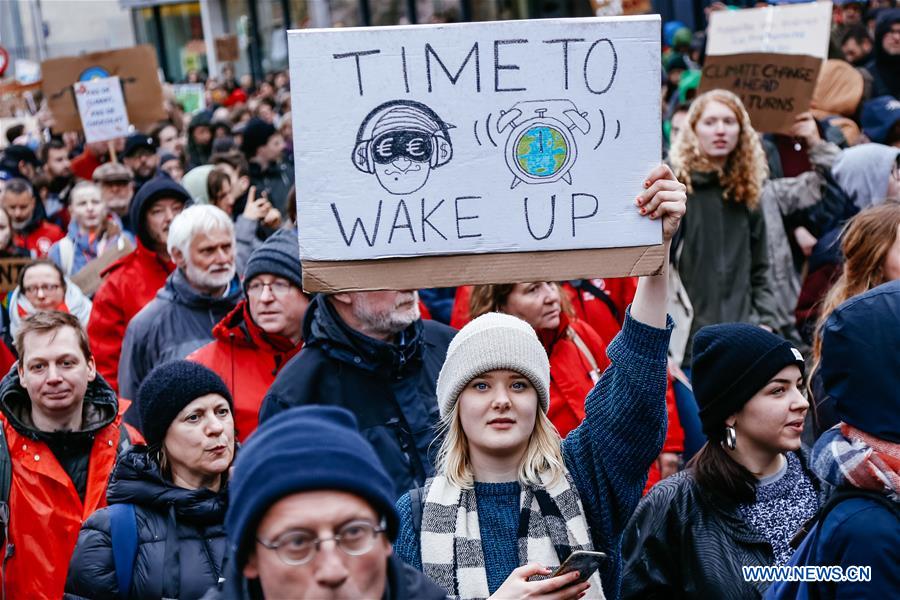 BELGIUM-BRUSSELS-CLIMATE-DEMONSTRATIONS